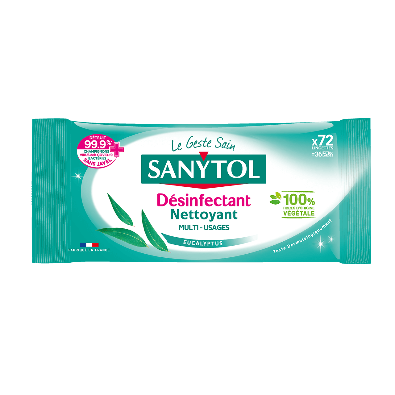 Sanytol Lingettes Multi-Usages Désinfectantes - Cdiscount Maison