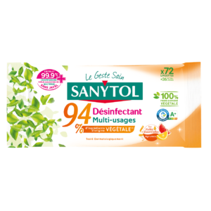 Lingettes Désinfectantes Multi Usages Sanytol