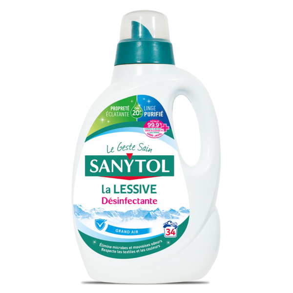 Lessive désinfectante et Antibactérienne Sanytol Grand Air SANYTOL
