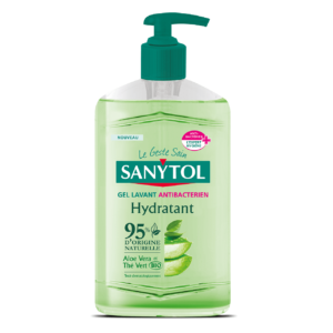 Gel Lavant Antibactérien Hydratant Sanytol Aloe Vera Thé Vert
