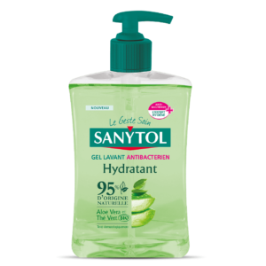 Gel Lavant Antibactérien Hydratant Sanytol Aloe Vera Thé Vert BIO