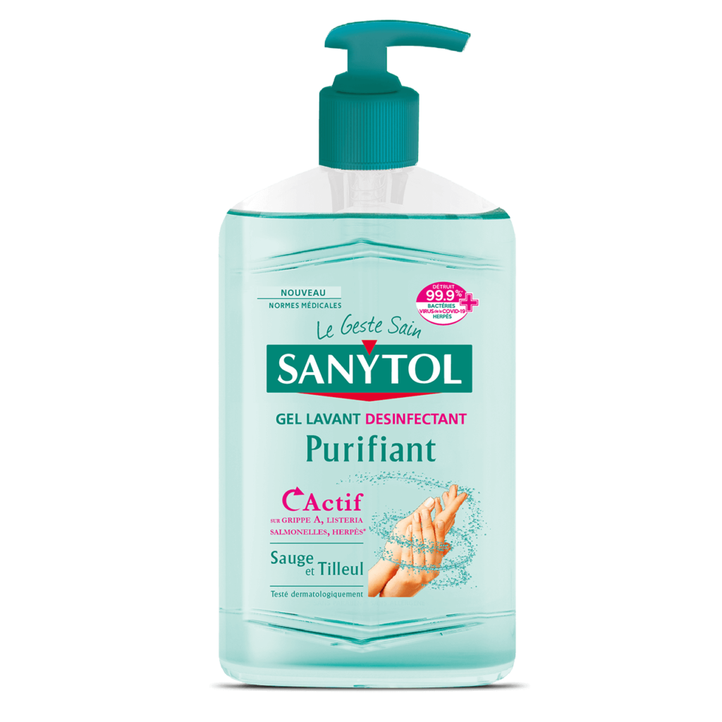 Gel Lavant Désinfectant Purifiant Sanytol Sauge et Tilleul