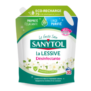 Lessive désinfectante Sanytol Fraîcheur Florale