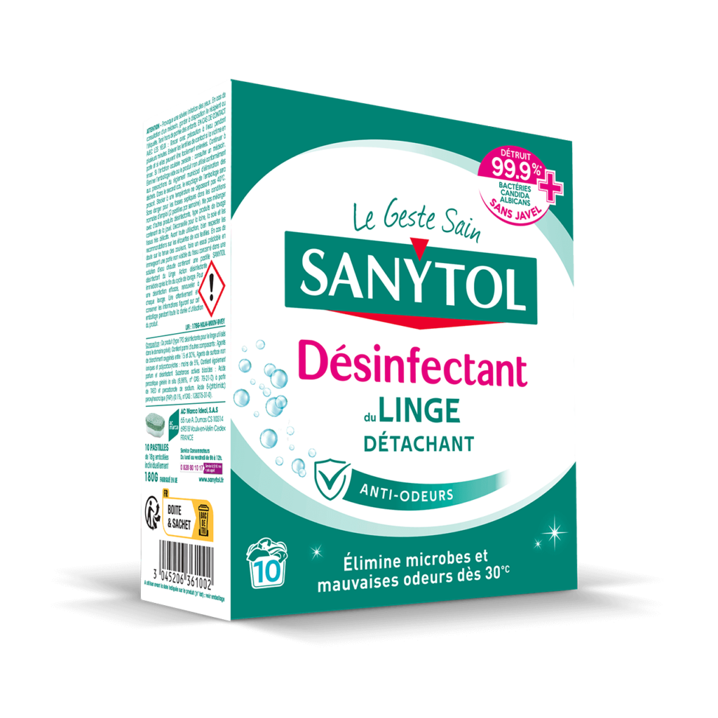 Désinfectant du linge détachant Sanytol anti-odeurs