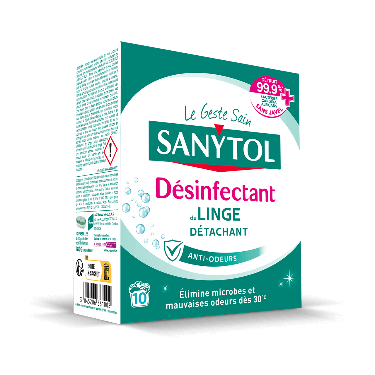 Sanytol désinfectant du linge il y a les gestes qui rassemblent et ceux  qui protègent Pub 30s 