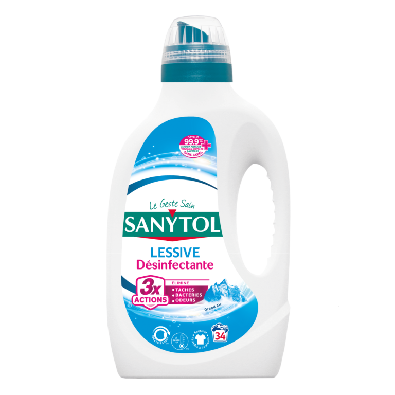 Lessive désinfectante et Antibactérienne Sanytol Grand Air SANYTOL