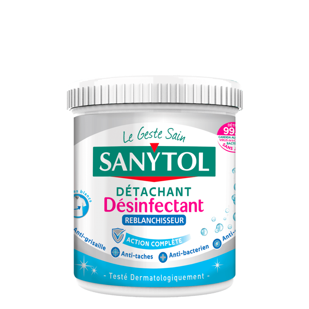 Poudre détachante désinfectante reblanchisseur Sanytol Action Complète