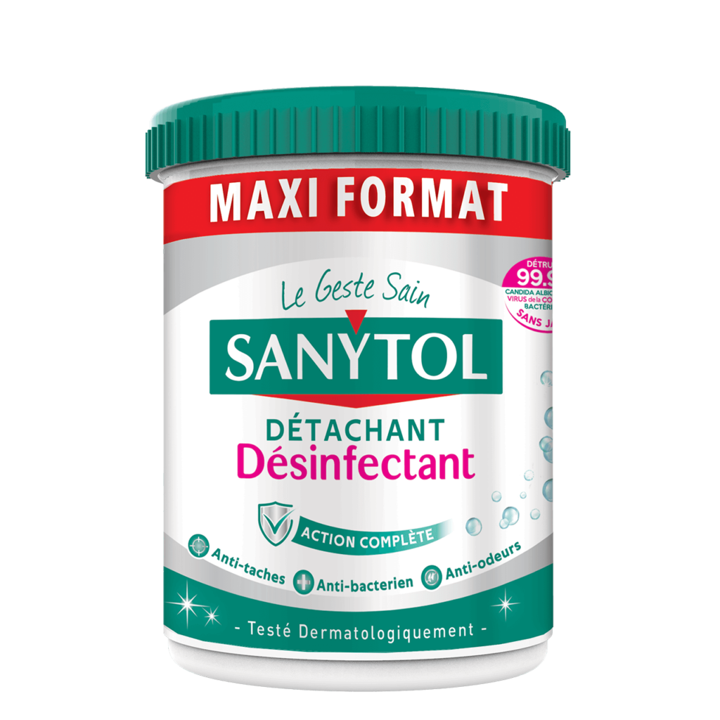 Poudre Détachante Désinfectante SANYTOL Maxi Format