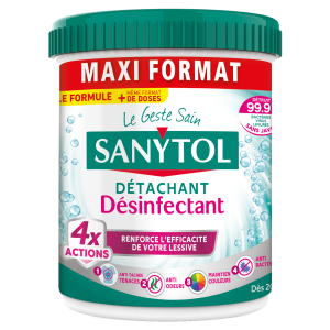 Poudre Détachante Désinfectante 4x ACTIONS – Maxi Format