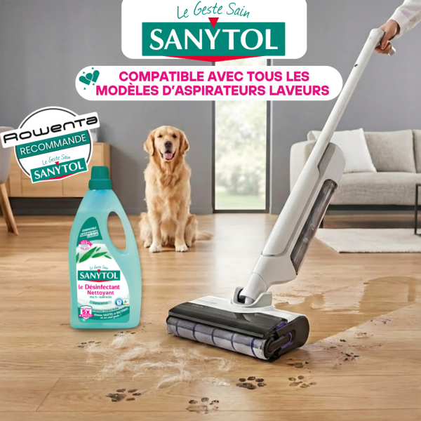 Aspirateur laveur animaux
