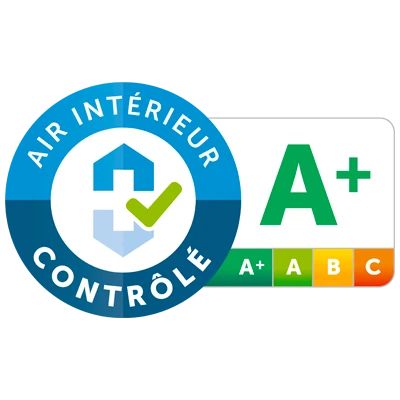 Logo air intérieur contrôlé A+