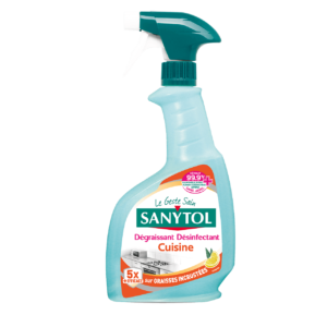 Spray Dégraissant Désinfectant Cuisine Sanytol