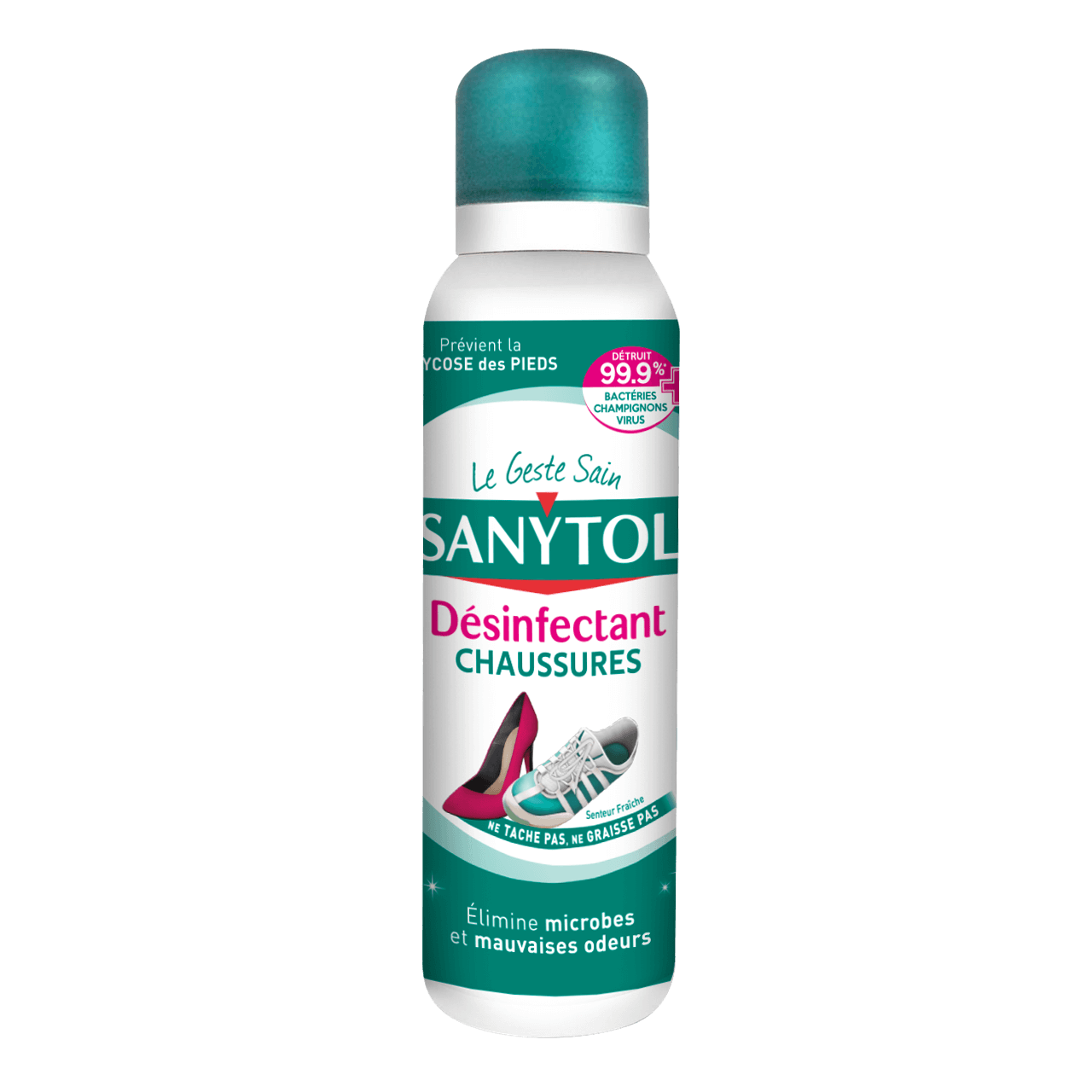 Désinfectant pour chaussures Senteur fraîche 150 ml Sanytol 3218B -  Produits de droguerie