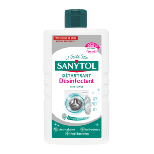 Lessive désinfectante Sanytol Fleurs Blanches, Produit nettoyant pour le  linge