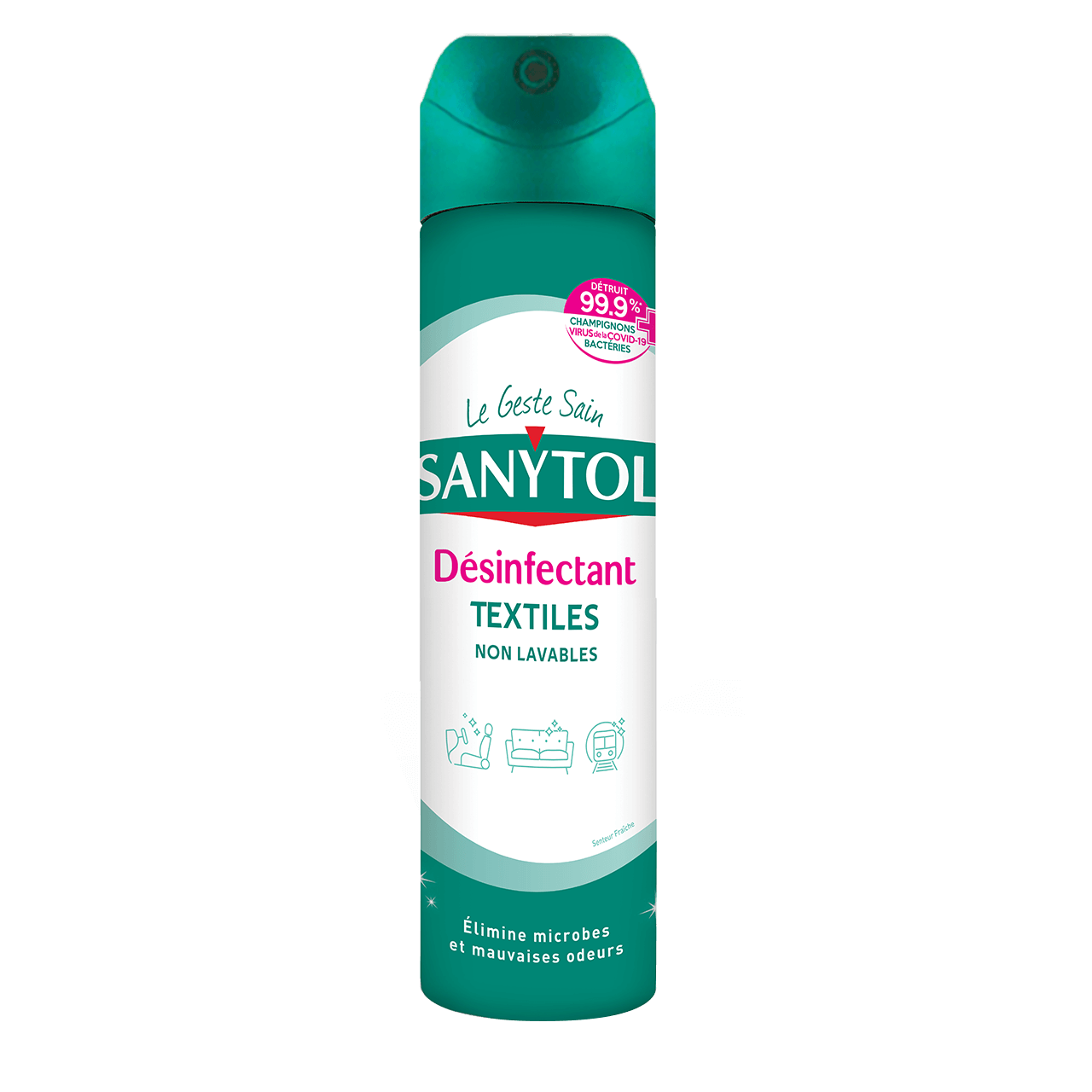 Désinfectant textiles non lavables 300ml aérosol