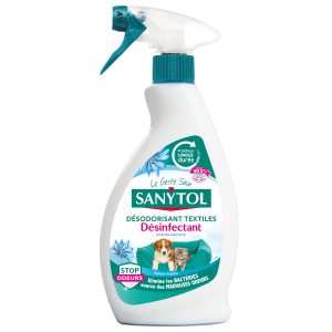 Désodorisant Désinfectant Textiles Odeurs d&rsquo;Animaux