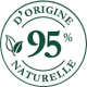 95% d'origine naturelle