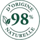 98% d'origine naturelle