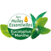 Aux huiles essentielles d'eucalyptus et de menthe