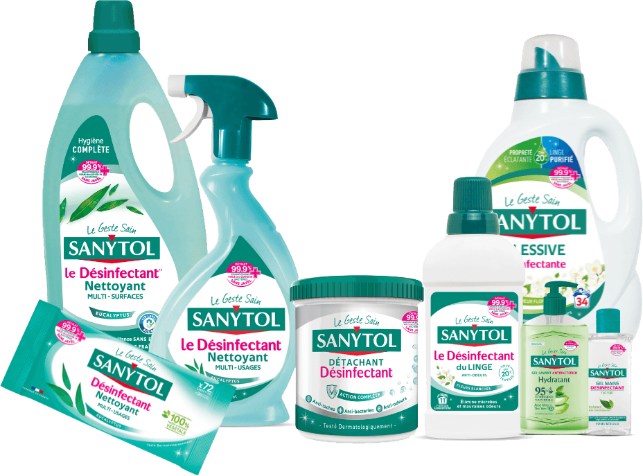 Pack Sanytol Désinfectant - Multi-Usages, Cuisine et Sanitaires -  Fourniresto